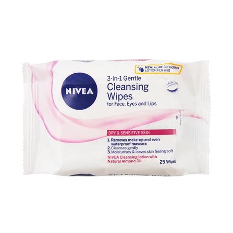 Nivea 3 In 1 Gentle Cleansing Facial Wipes 25 Pk Za