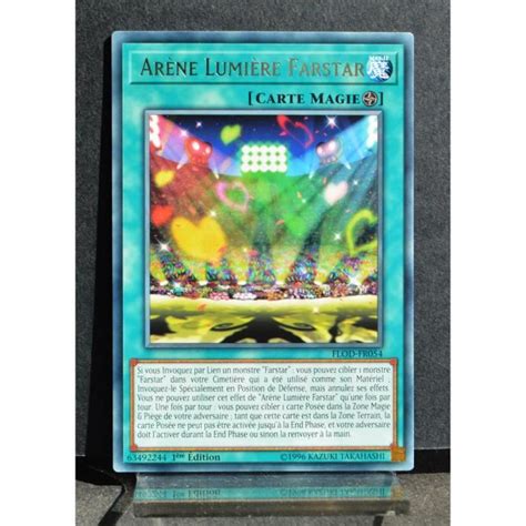 Carte YU GI OH FLOD FR054 Arène Lumière Farstar Trickstar Light Arena