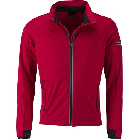 Veste Softshell Sport Homme James Et Nicholson Jn1126 Marquage 1 Couleur