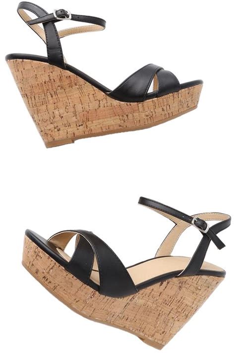 Nixie Black Wedge Sandals Lulus Black Wedge Wedges Black Wedge Sandals