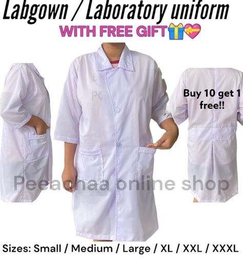 Lab Gown 34 Sleeves Tetoron Laboratory Small To Xl Lazada Ph