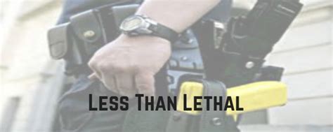 Course Ps Less Than Lethal Armour College