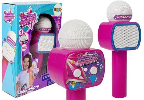 Lean Toys Mikrofon Dzieci Cy Bezprzewodowy Karaoke R Owy Lean Toys