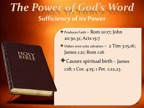 Ppt The Power Of Gods Word Powerpoint Presentation Free Download