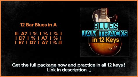 Blues Guitar Backing Track Jam Track In A Bpm Youtube