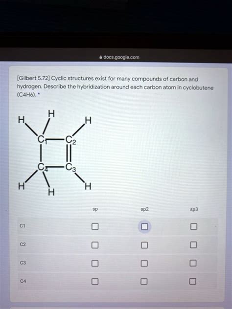 Solved Gilbert Cyclic Structures Exist For Many Compounds Of