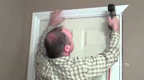 How To Install Door Casing Video Youtube