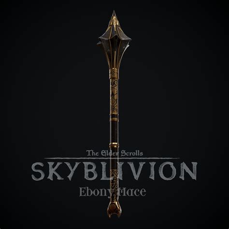 Ebony Mace TES Skyblivion Spyros Frigas On ArtStation At Https