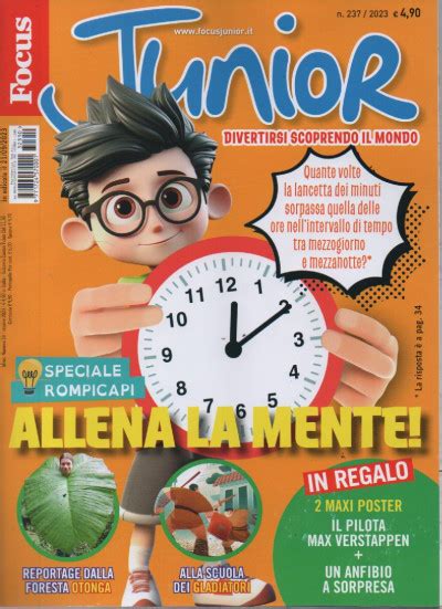 Focus Junior N Mensile Italiano Edicola Shop