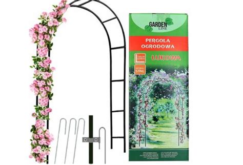 Pergola Ogrodowa Metalowa Uk Ukowa Na R E Pn Cza Kwiaty Cm