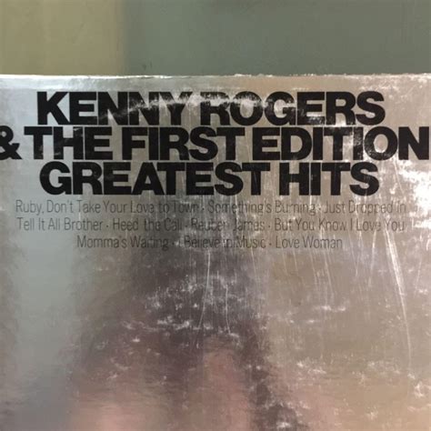 Lp Kenny Rogers And The First Edition Greatest Hits Hobbies And Toys