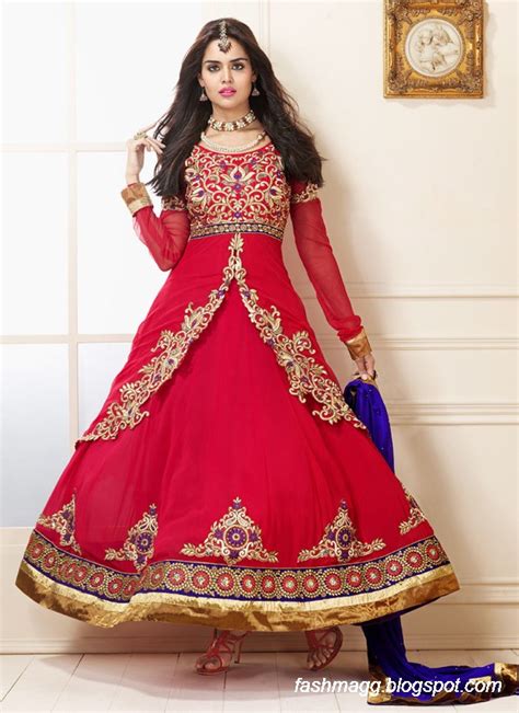 Indian Anarkali Umbrella Wedding Brides Bridal Party Wear Fancy Frocks