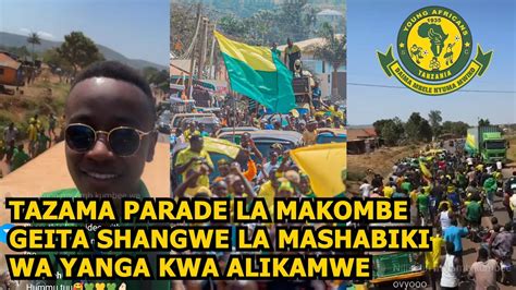 Live Tazama Shangwe La Mashabiki Wa Yanga Geita Wakimpokea Alikamwe Na