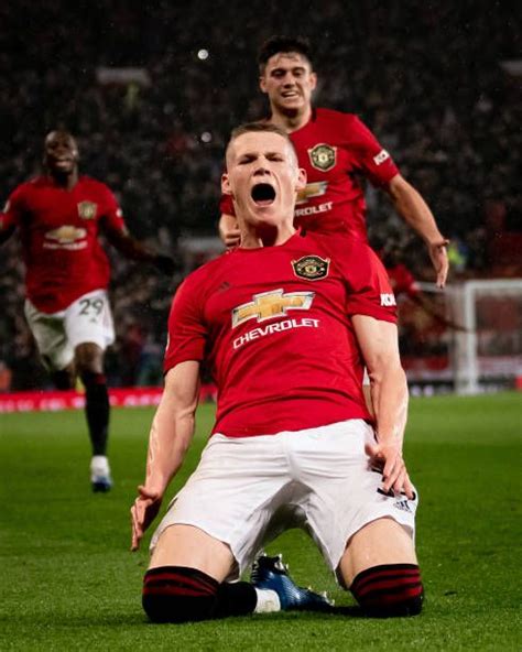 Scott Mctominay Of Manchester United Celebrates Scoring Their Second