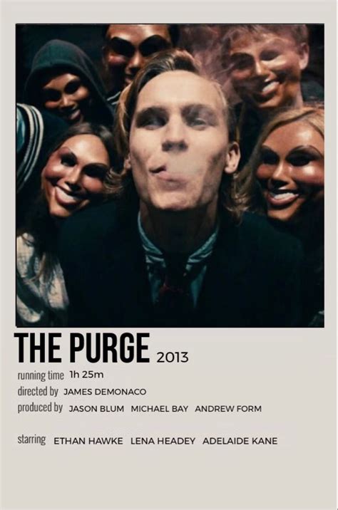 Purge Movie Poster Artofit