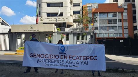 Presentan Queja En La Cndh Contra Alfredo Del Mazo Por Dejar Sin Agua A