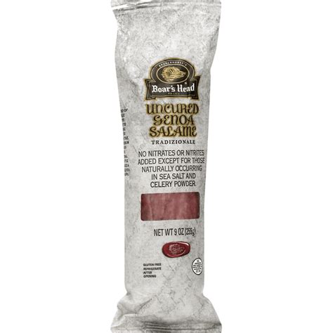 Boars Head Genoa Salame Uncured 9 Oz Instacart