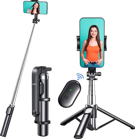 Gritin Selfie Stick Stativ Erweiterbar 4 In 1 Selfiestick Monopod