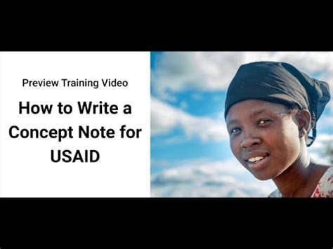 Video Preview How To Write A Concept Note For Usaid Youtube