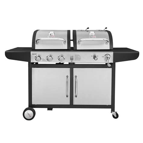 Royal Gourmet 3 Burner Propane Gas And Charcoal Combo Grill Zh3002 S The Home Depot