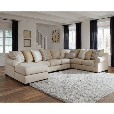 Brown Sectional Benchcraft Ingleside Wide Right Hand Facing Sofa