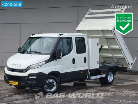 Iveco Daily C Kipper Met Kist Dubbel Cabine Euro Kg Trekhaak