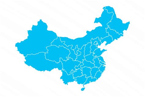 Flat Design Map Of China With Details 25840942 Vector Art At Vecteezy