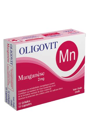 Oligovit manganèse Les Laboratoires VITAL