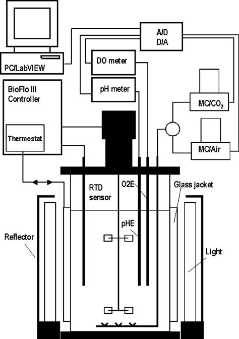 Schematic Representation Of The Photobioreactor System Download