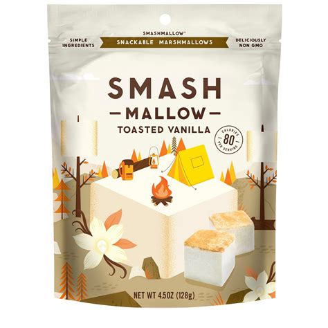 Smashmallow Toasted Vanilla Marshmallow 45oz In 2021 Vanilla