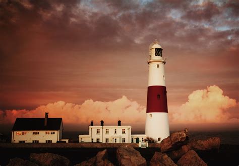 Portland Bill Lighthouse Free Stock Photo Public Domain Pictures