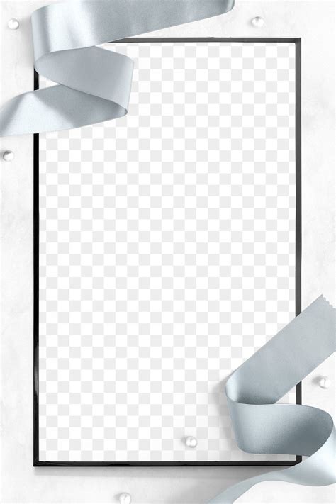 Silver Ribbon Border