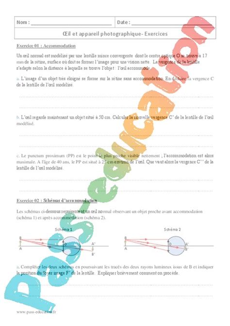 Exercice Il Et Appareil Photographique Premi Re