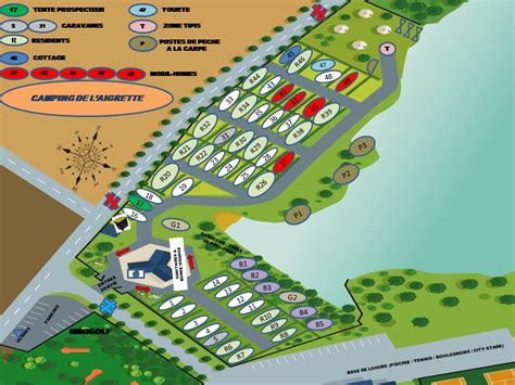 Plan Du Camping Camping De L Aigrettecamping De L Aigrette