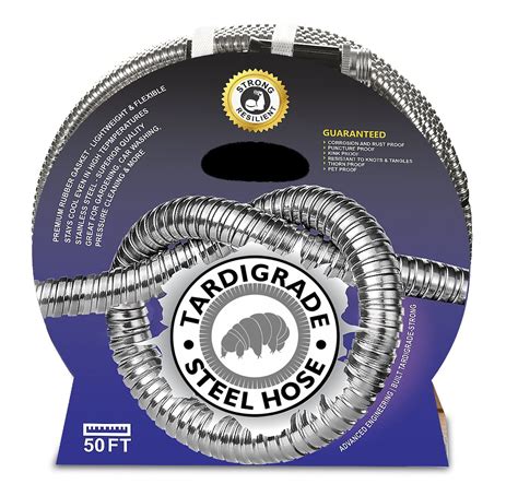 Tardigrade Steel Hose 3ft Metal Garden Hose Stainless Steel