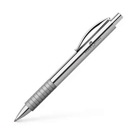 Faber Castell B Silver Shiny Essentio Metal Ballpoint Pen Packaging