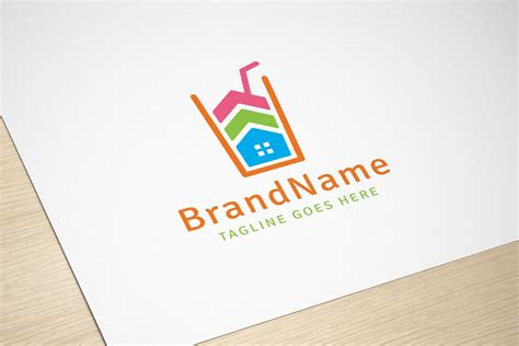 Juice House Logo Template By Cmonica Codester