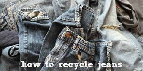 How To Recycle Old Jeans And Ways To Use Them