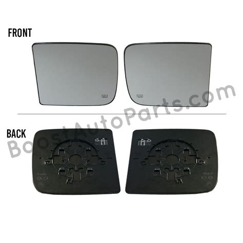 Dodge Ram Tow Mirror Upper Glass - 4th & 5th Gen Style Mirrors