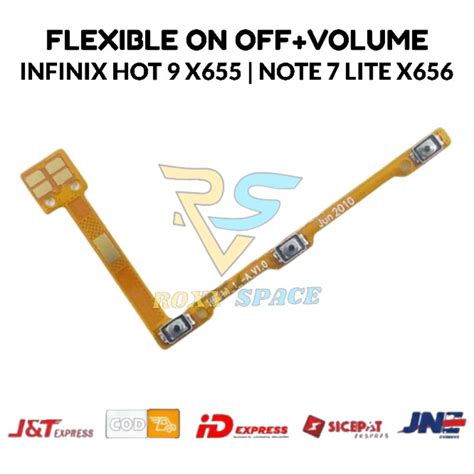 Jual FLEXIBLE FLEXIBEL ON OFF VOLUME INFINIX HOT 9 X655 NOTE 7 LITE