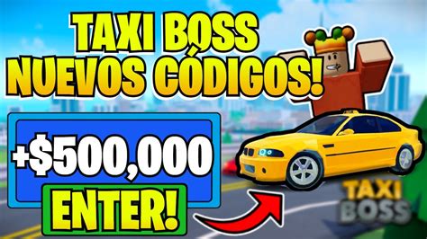 ACTUALIZADO NUEVOS CÓDIGOS DE TAXI BOSS ROBLOX OCTUBRE 2022 YouTube