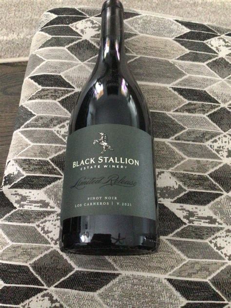 2021 Black Stallion Estate Winery Pinot Noir Limited Release Usa