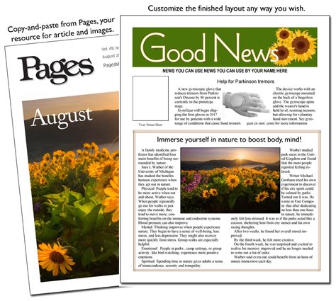 Senior Living Newsletter Template