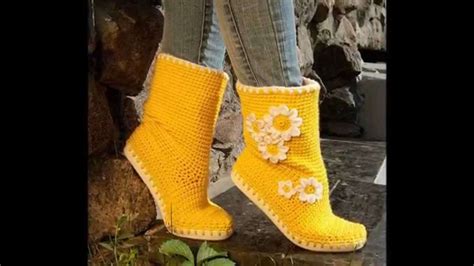 Botas Y Botines Tejidos A Crochet Para Dama Alcrochet