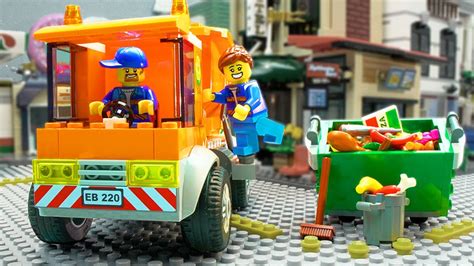 Lego City Trash Truck Speed Build 60220 Youtube