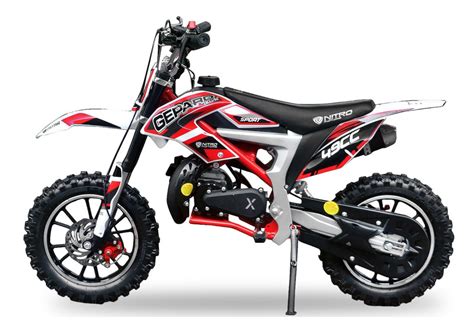 Moto Cc Dirtbike Gepard Deluxe Sport Rouge Lestendances Fr