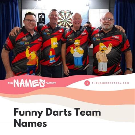 Hilarious Darts Team Names For Your Squad