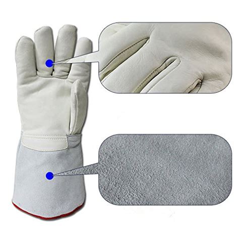 Cryogenic Gloves Waterproof Low Temperature Resistant Ln2 Liquid Nitrogen Protective Gloves Cold