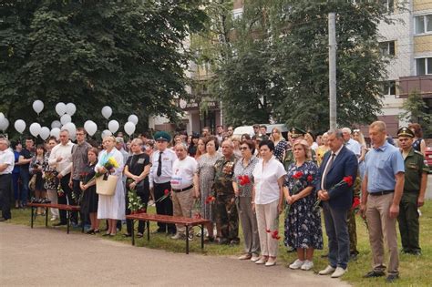 Открытие мемориальных досок Юркову Андрею и Лобурцу Никите