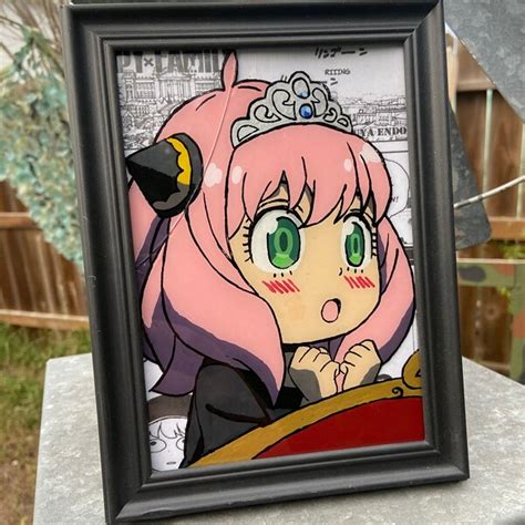 Anime Glass Painting Etsy